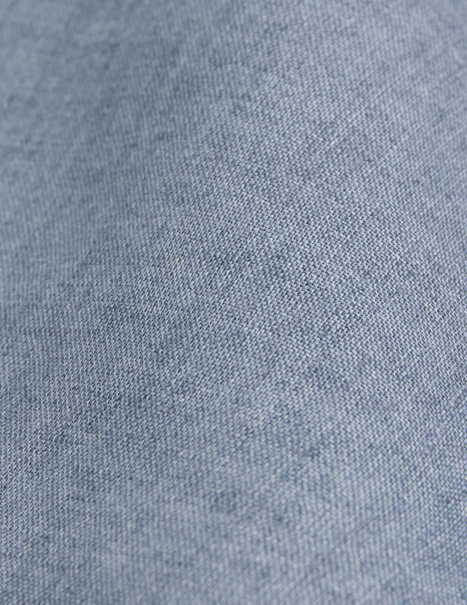 Chemise mixte "Je t'aime" en lin bleu - Lin - Col Figaret#9