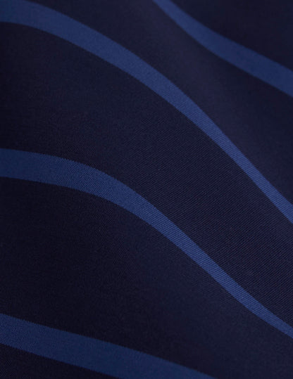 Chemise oversize Lizandra rayée bleue marine