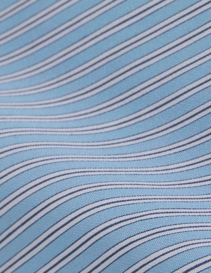 Chemise Louison rayée bleu clair