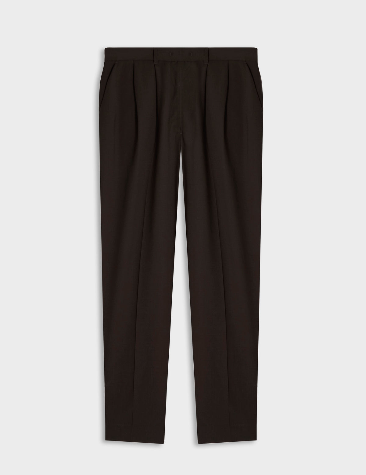 Brown virgin wool Lyzie suit pants