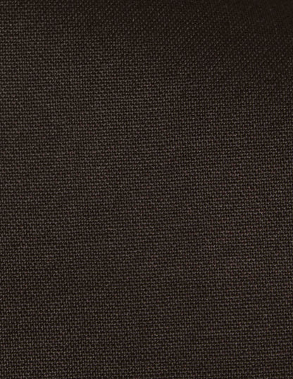 Pantalon de tailleur Lyzie en laine vierge marron
