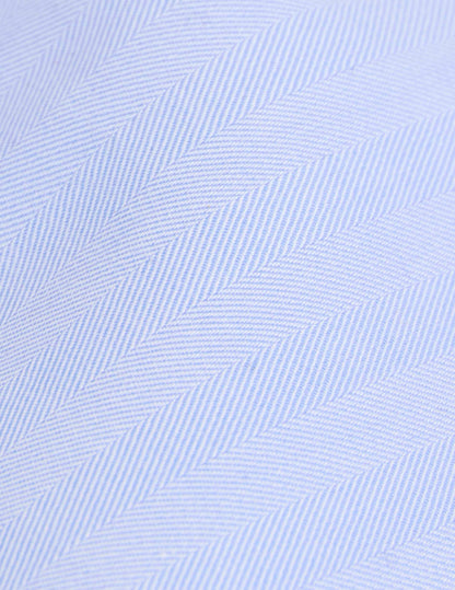 Chemise semi-ajustée bleue