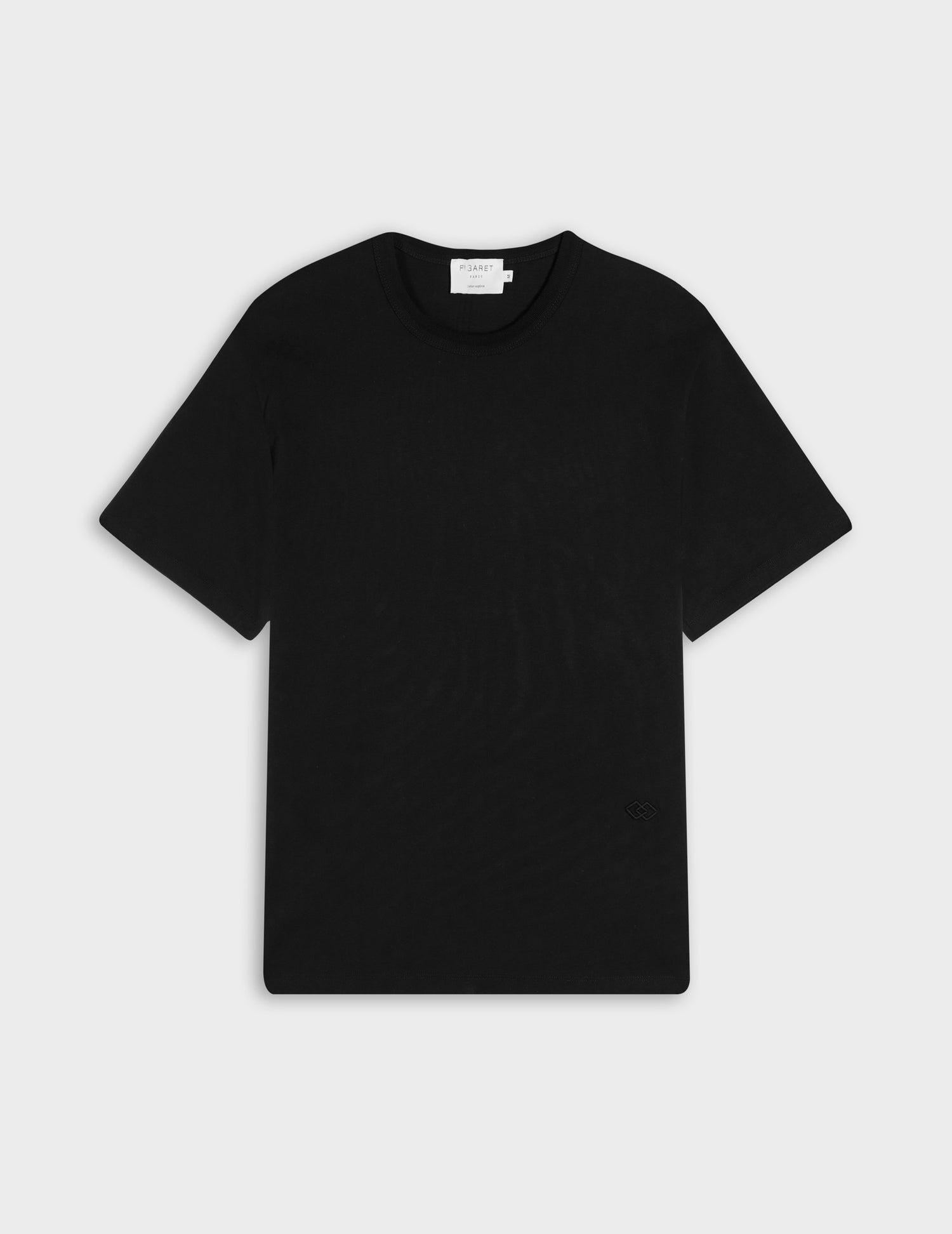 Black Supima cotton Marcel T-shirt