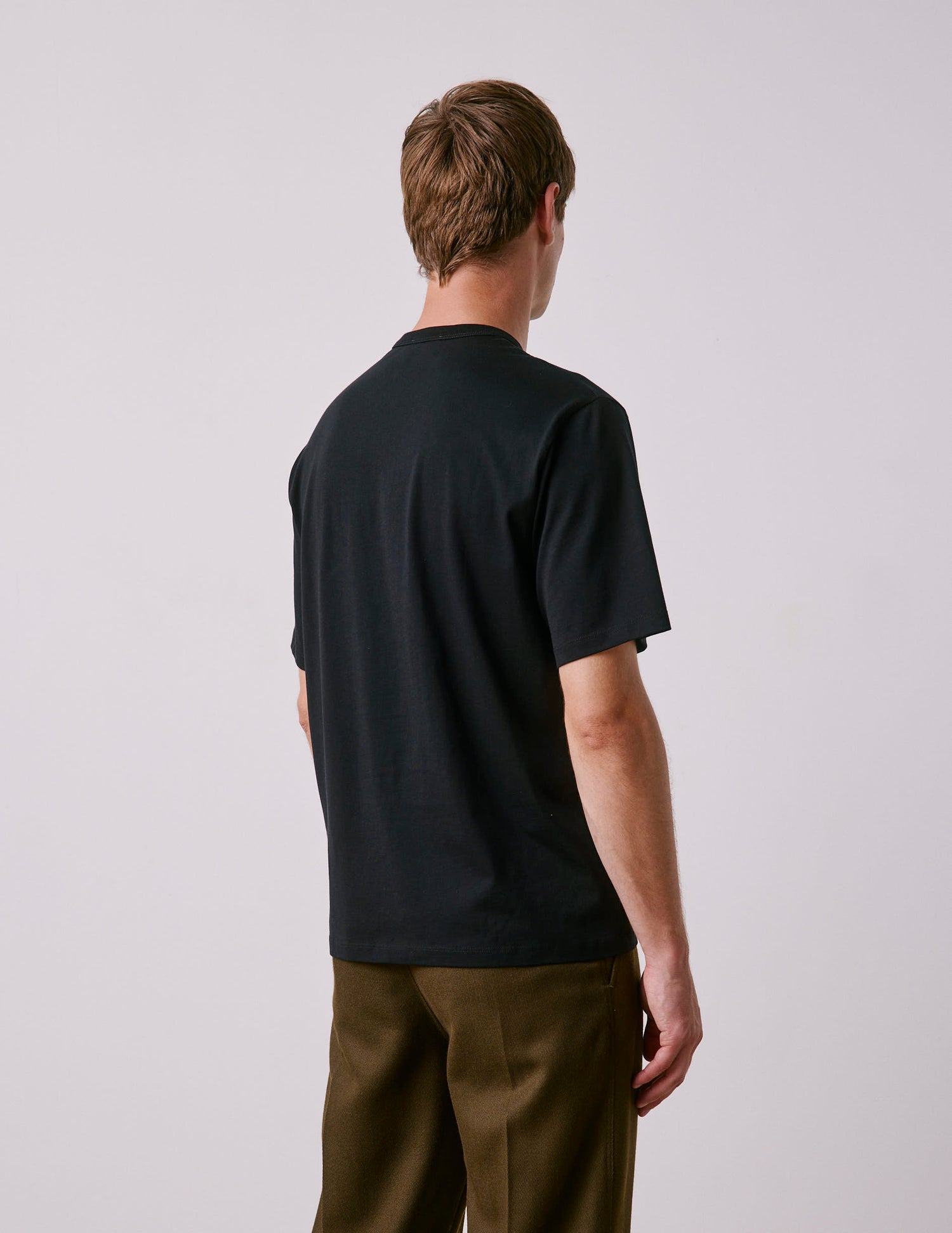 T-shirt Marcel en coton Supima noir