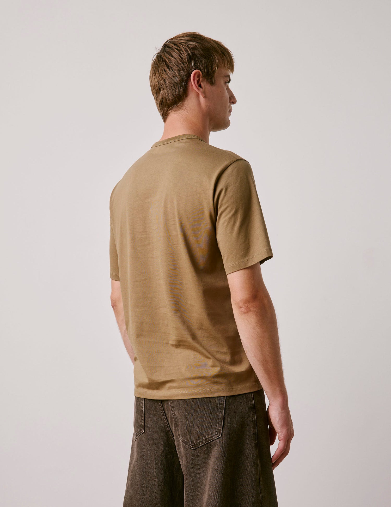 T-shirt Marcel en coton Supima kaki