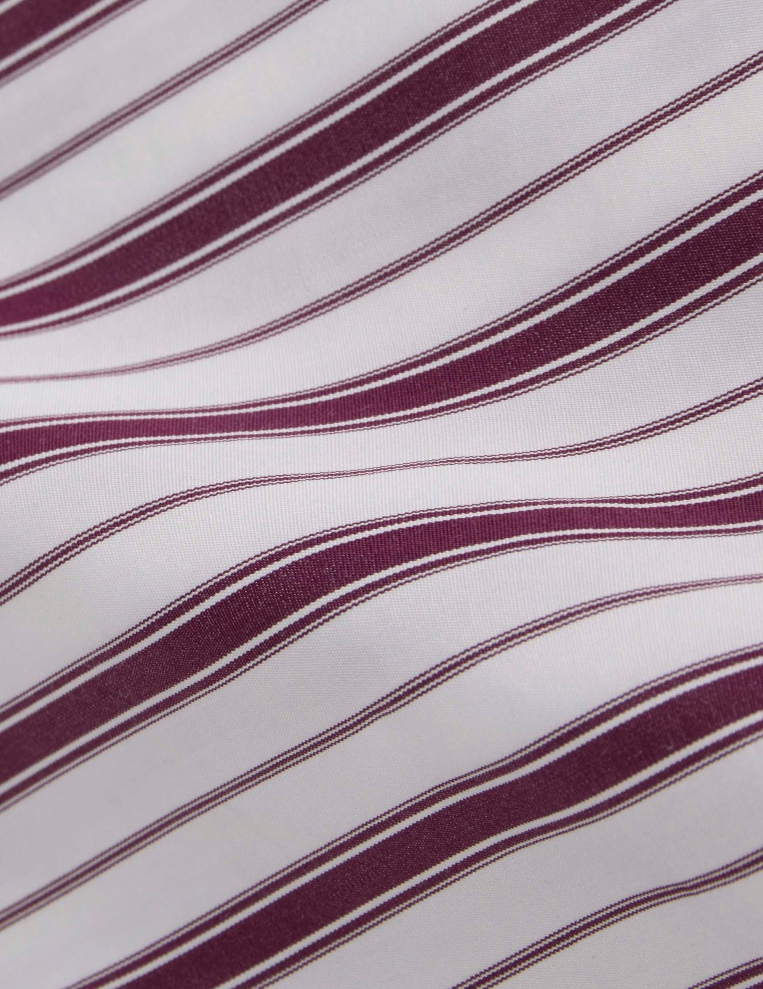 Chemise Margaux rayée bordeaux - Popeline - Col Lavallière#6
