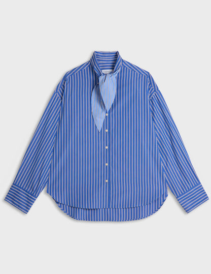 Blue striped Margaux shirt
