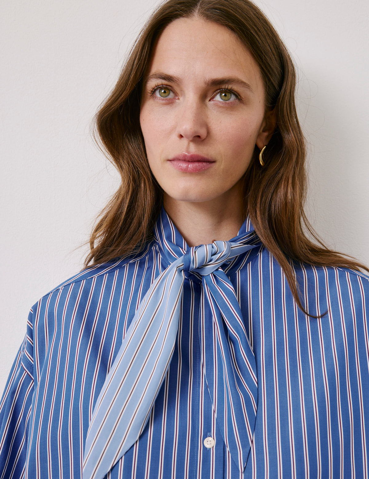 Blue striped Margaux shirt