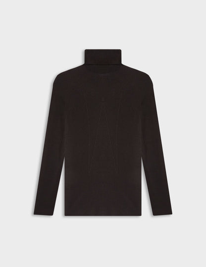 Pull Masha en laine mérinos marron