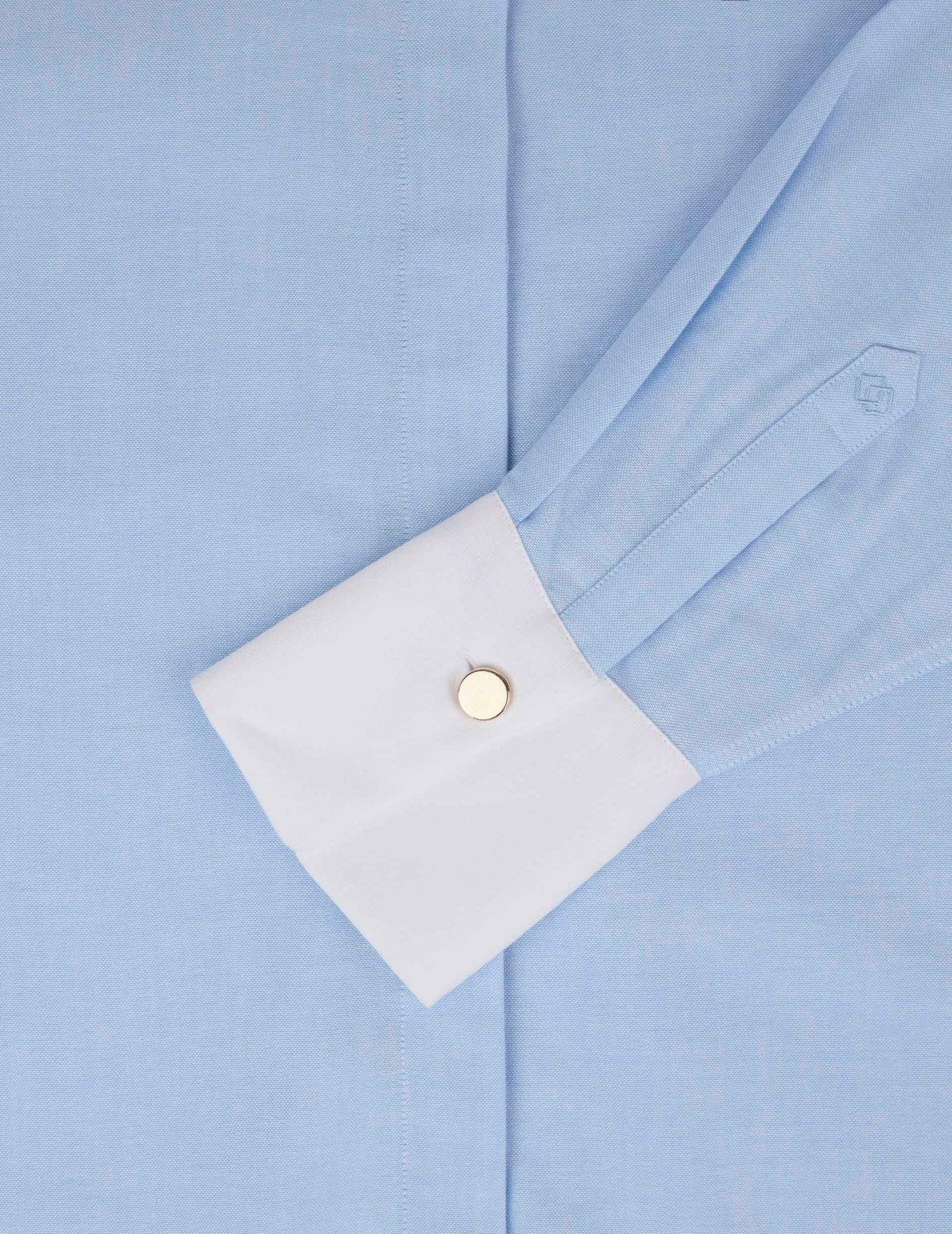 Blue Mathéa shirt - Oxford - Shirt Collar#2