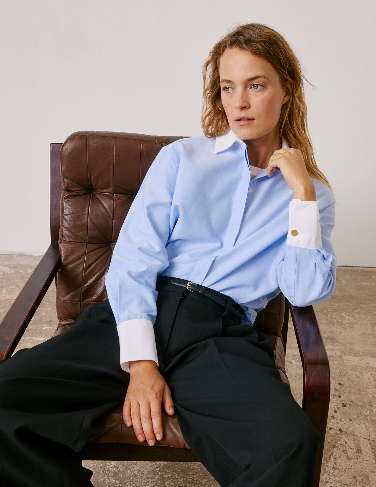 Chemise Mathéa bleue