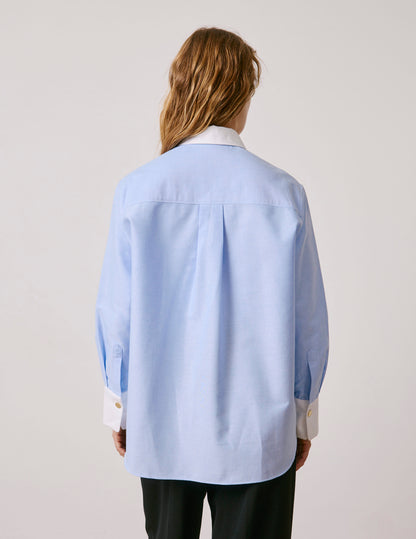 Chemise Mathéa bleue