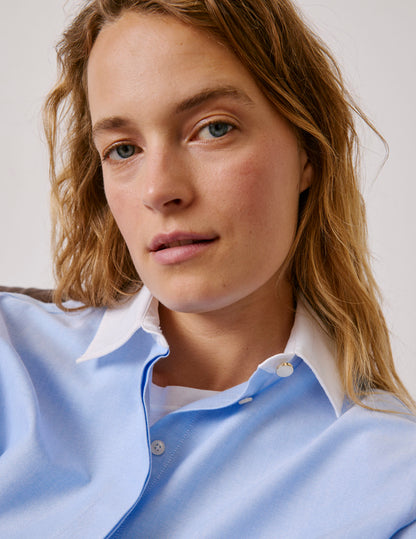 Chemise Mathéa bleue