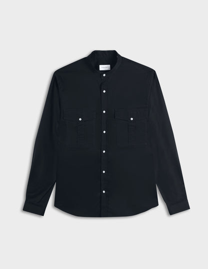 Chemise Mathias bleu marine