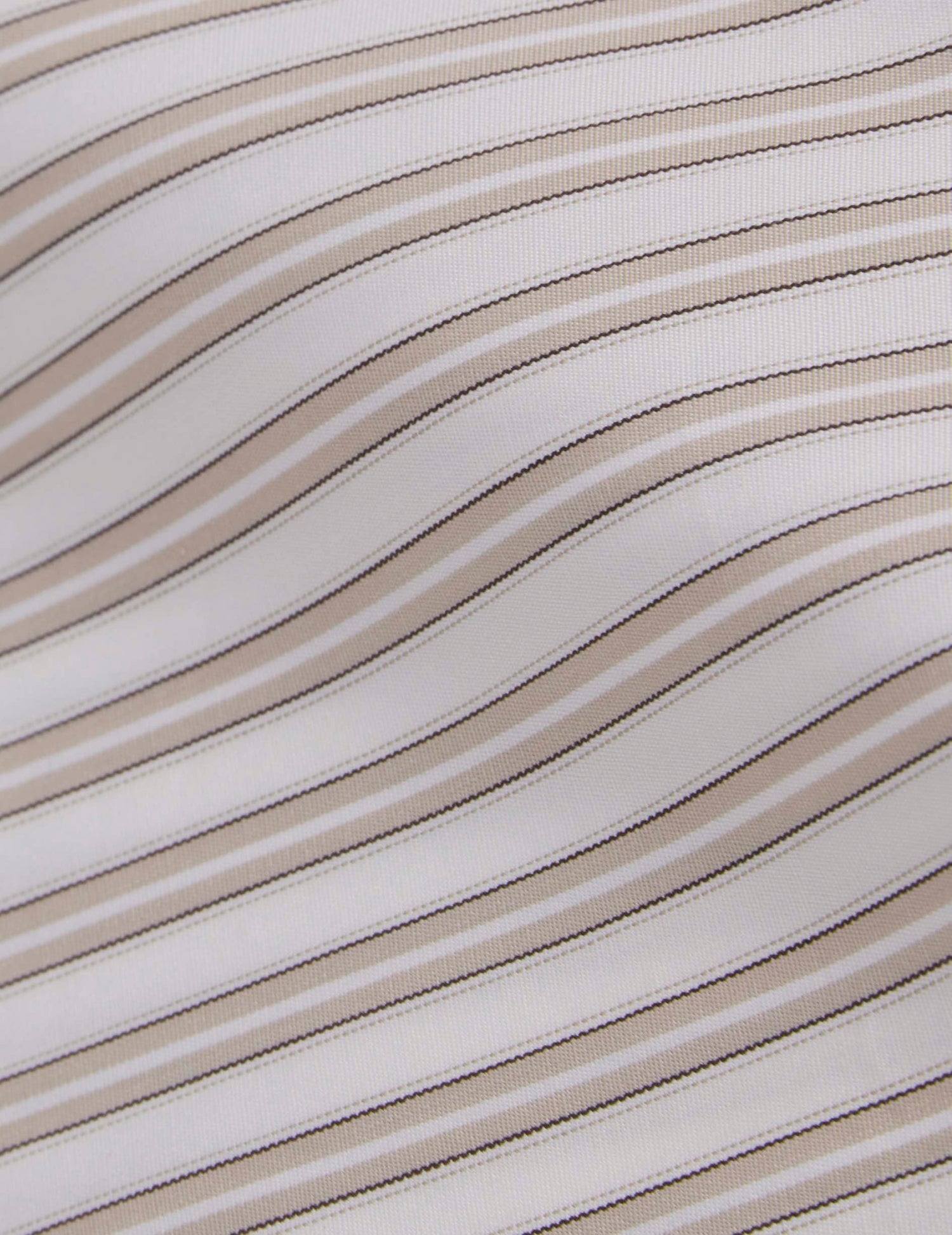 Chemise Mathilde rayée beige - Popeline - Col Chemise#6