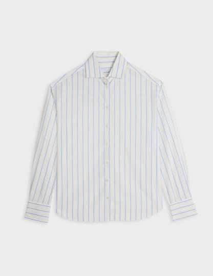 Light blue striped Mélinda shirt