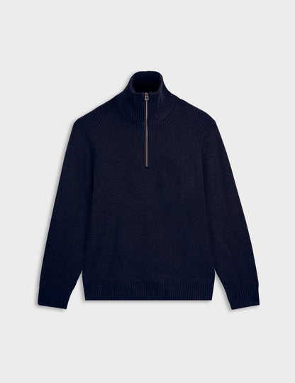 Pull Milo en laine mérinos marine