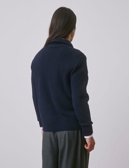 Pull Milo en laine mérinos marine