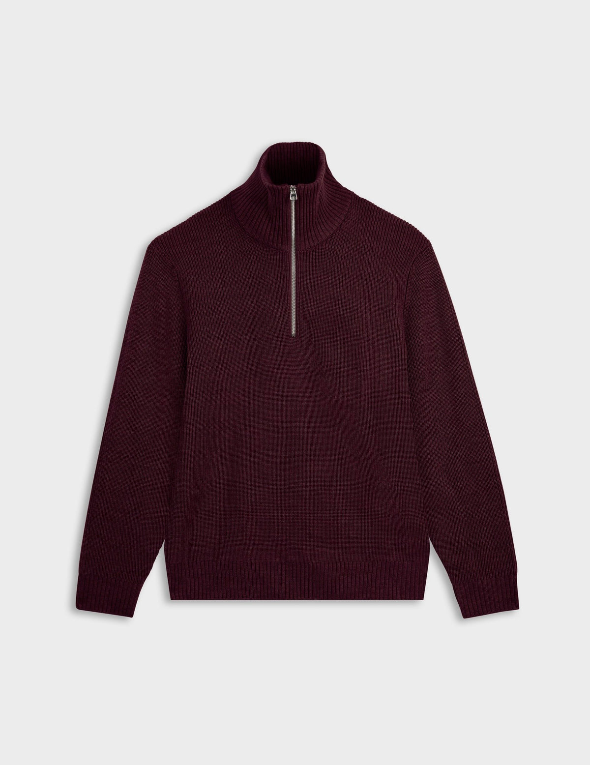 Pull Milo en laine mérinos bordeaux