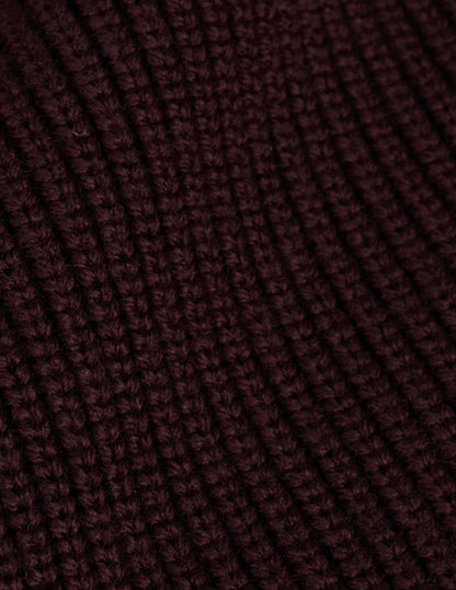 Pull Milo en laine mérinos bordeaux