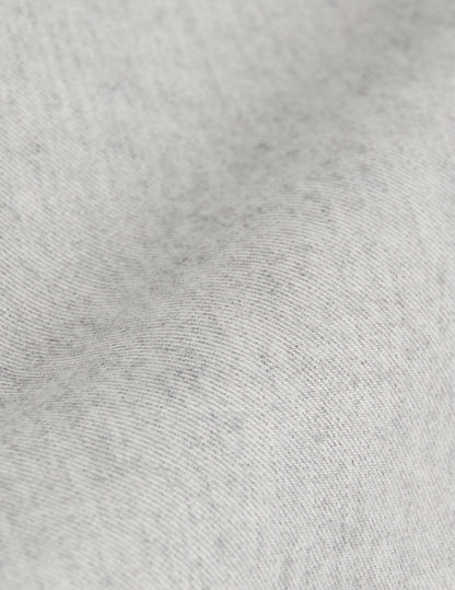 Light grey flannel and cashmere Néandro shirt