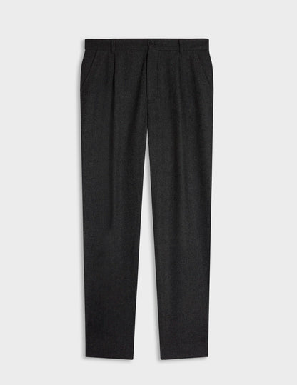 Pantalon Nicolaï en laine grise