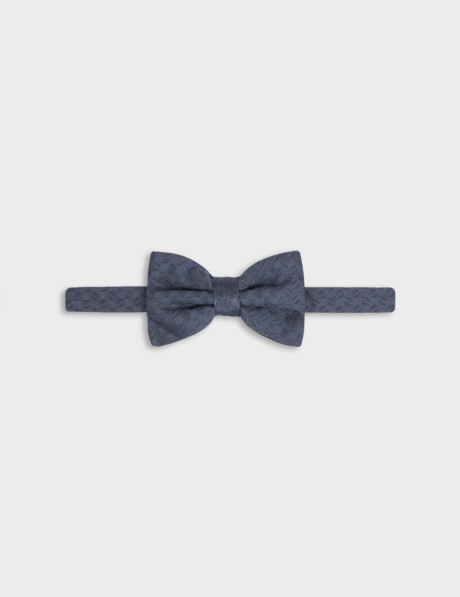 Nœud-papillon en soie bleue
