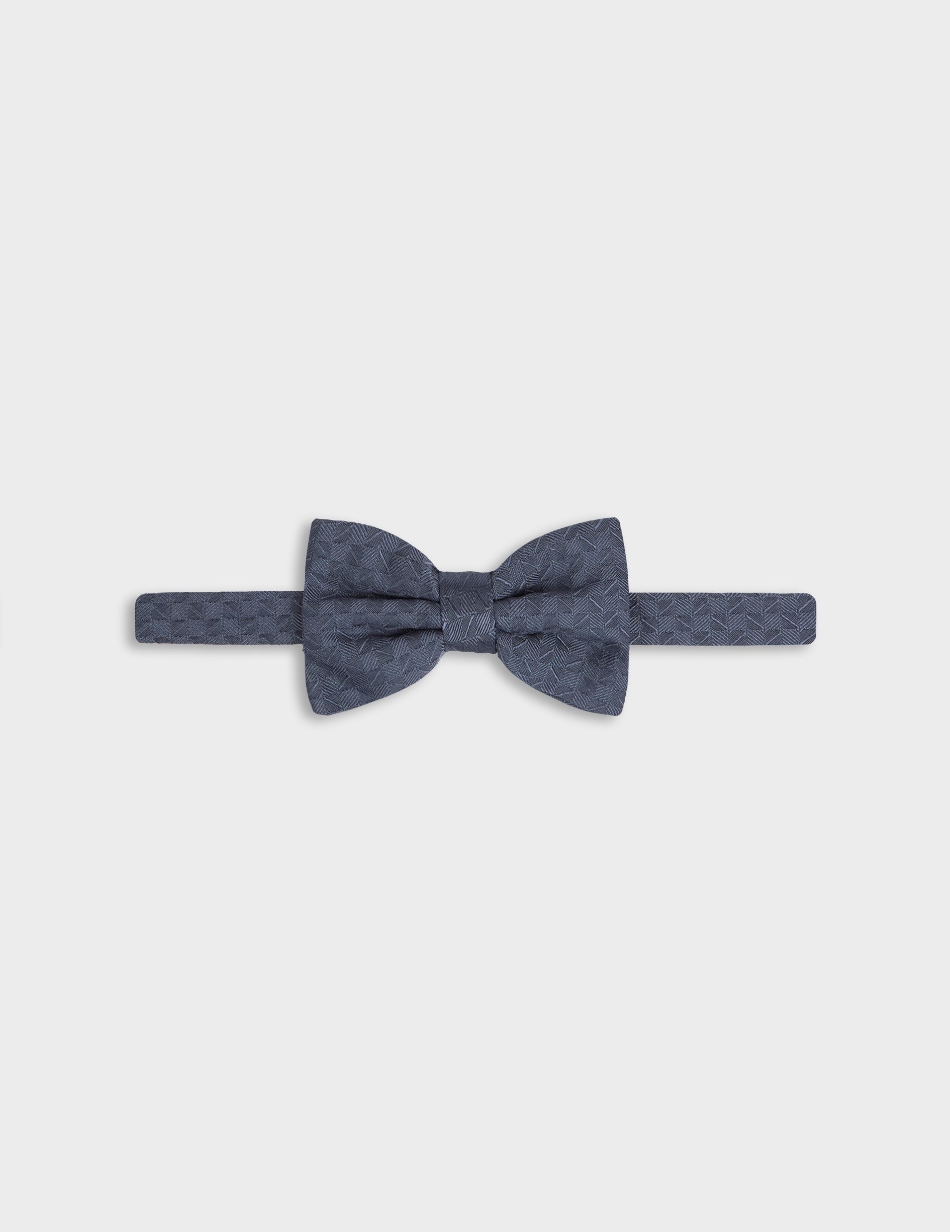 Nœud-papillon en soie bleue