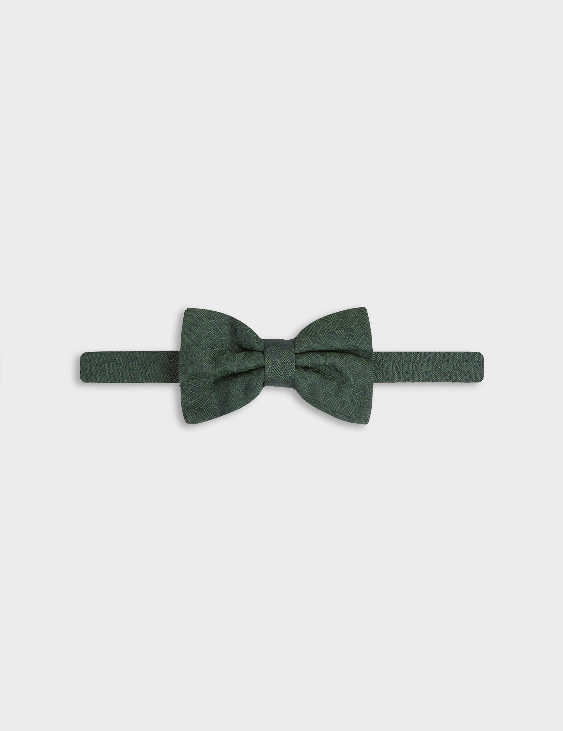 Nœud-papillon en soie verte