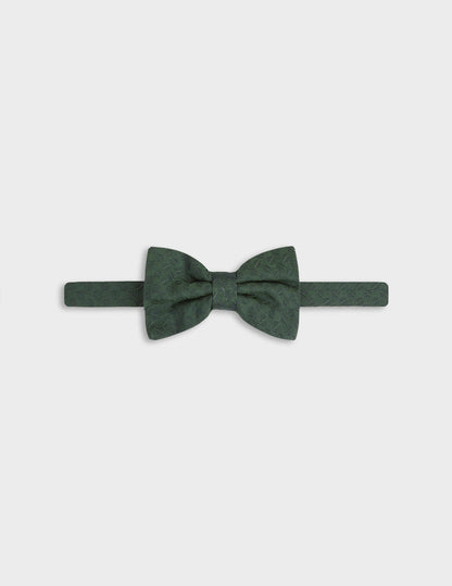 Nœud-papillon en soie verte