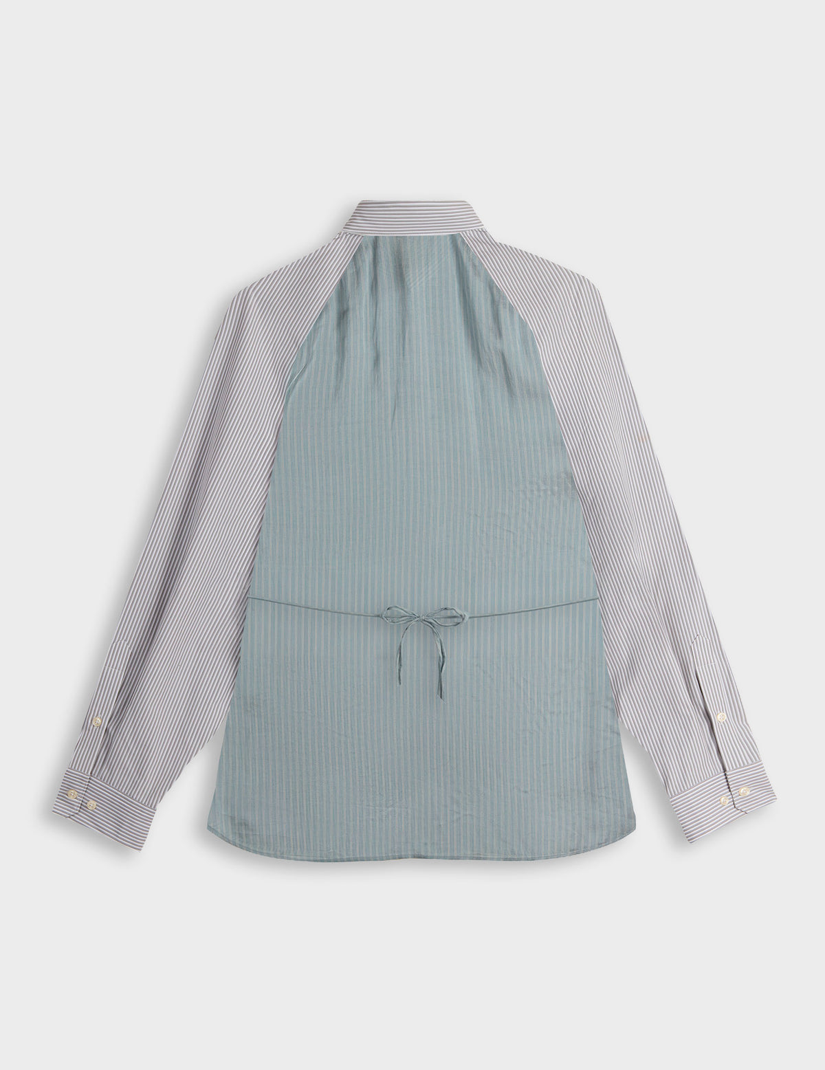 Chemise oversize Paloma rayée - Popeline - Col Américain