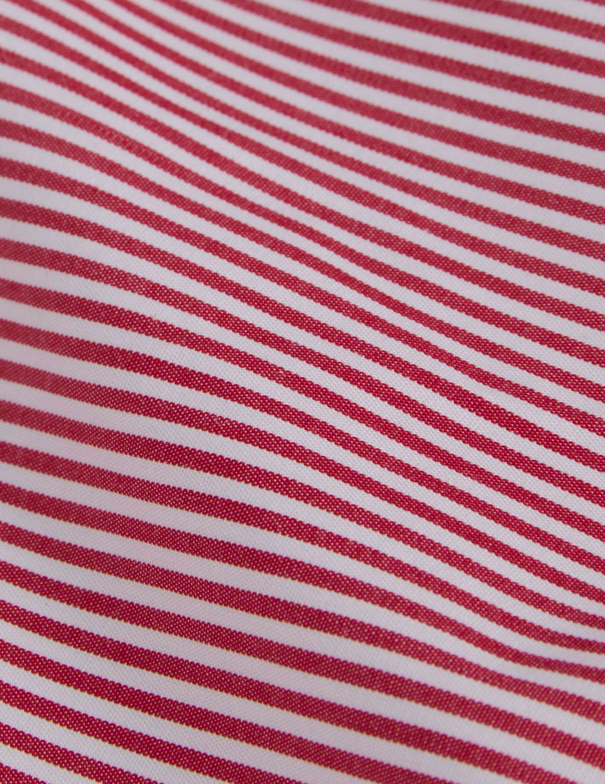 Chemise oversize Paloma rayée rouge - Popeline - Col Américain