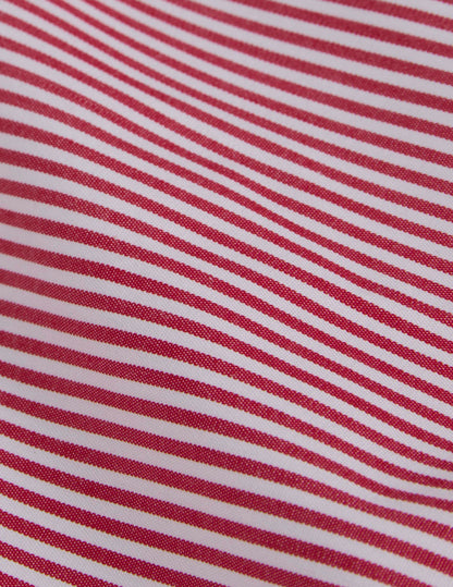 Chemise oversize Paloma rayée rouge