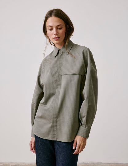 Chemise Pamela kaki