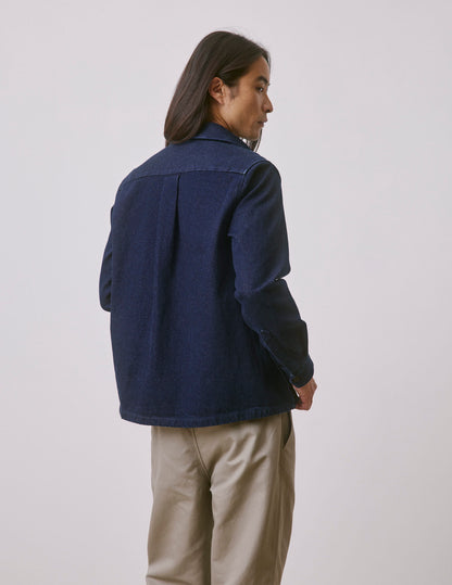 Navy denim Parker shirt