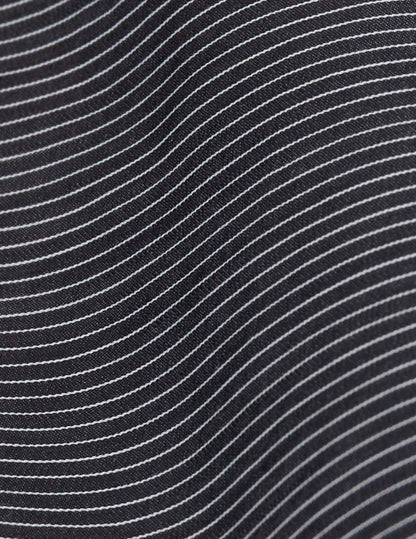 Chemise Pauline rayée noire