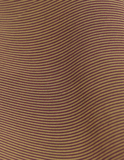 Chemise Pauline camel rayée