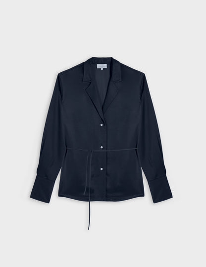 Chemise Paz bleue marine