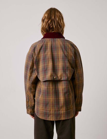 Blouson Pénelope en coton à carreaux
