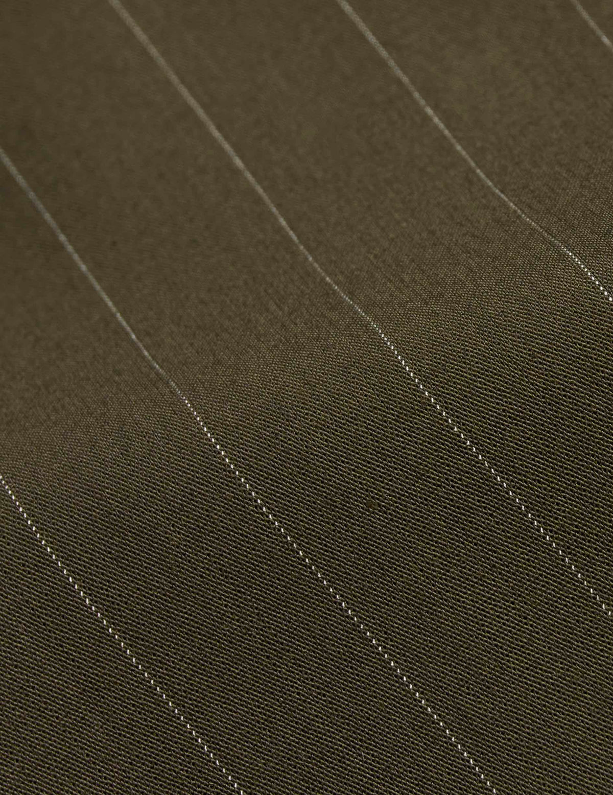 Chemise Pétale rayée kaki - Viscose - Col Long