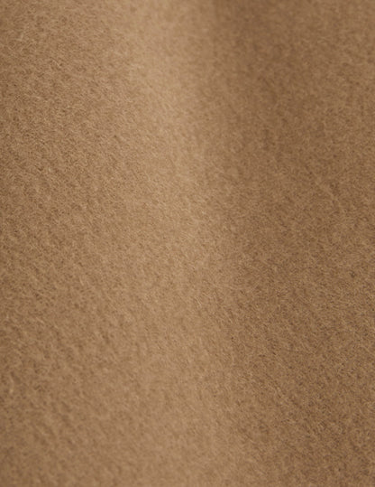 Surchemise Peter en laine double face beige