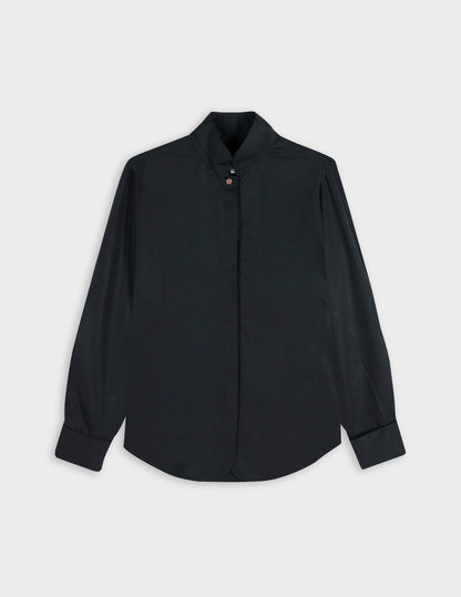 Navy blue lyocell Peyton shirt