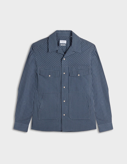 Blue check Pharell shirt
