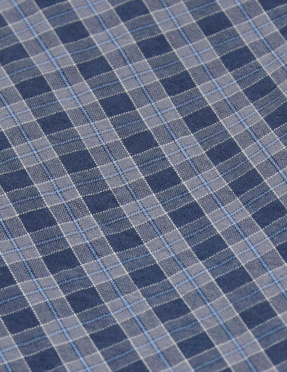Blue check Pharell shirt