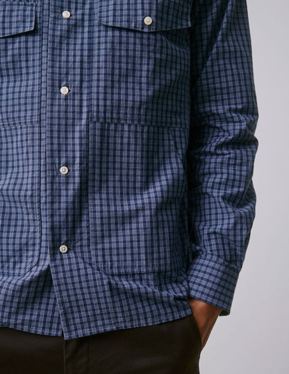 Blue check Pharell shirt