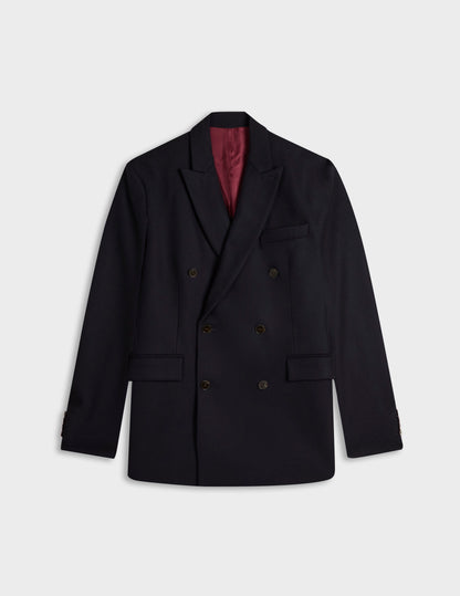 Veste de blazer Philippe en laine marine