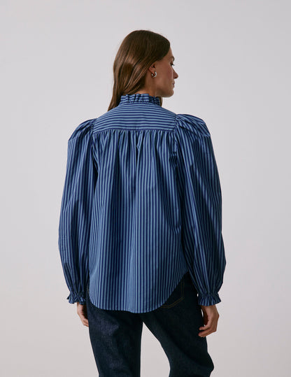 Blouse Phillie rayée bleue