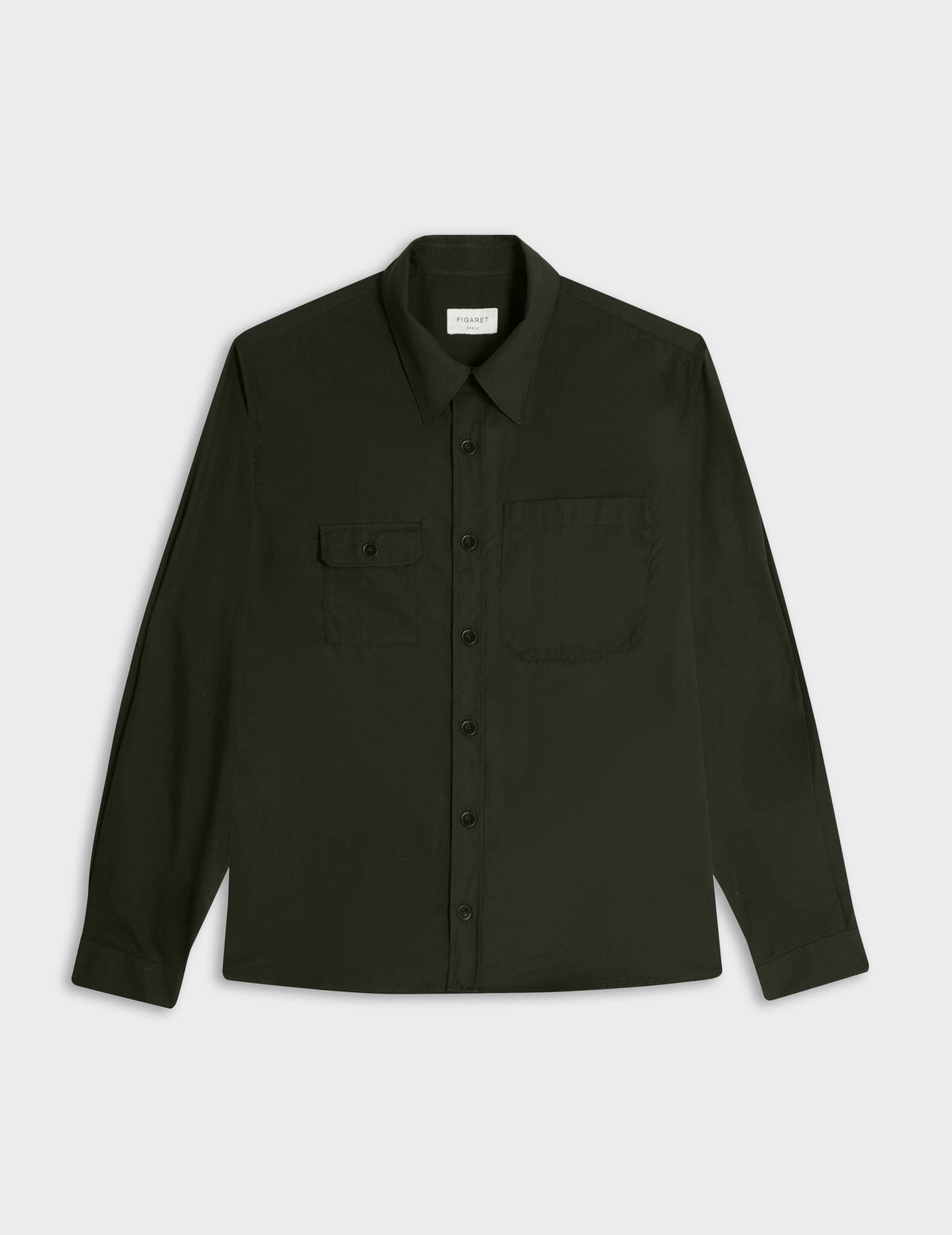 Green Pierrot shirt - Poplin - Prodigious Collar