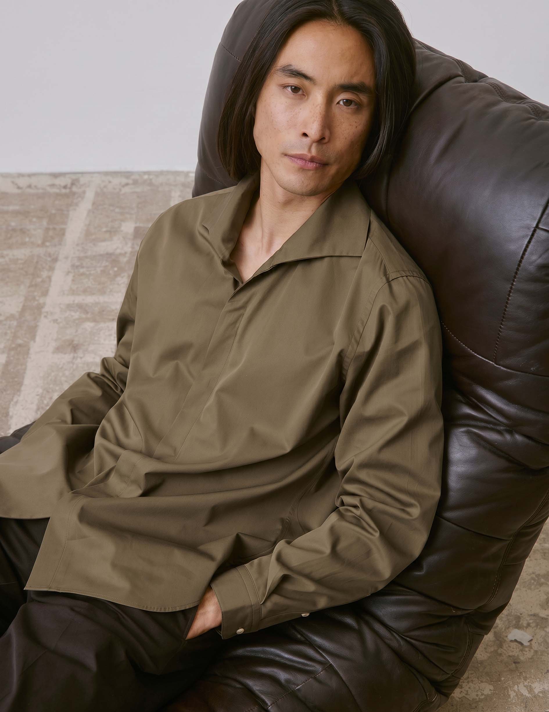 Chemise Pio taupe