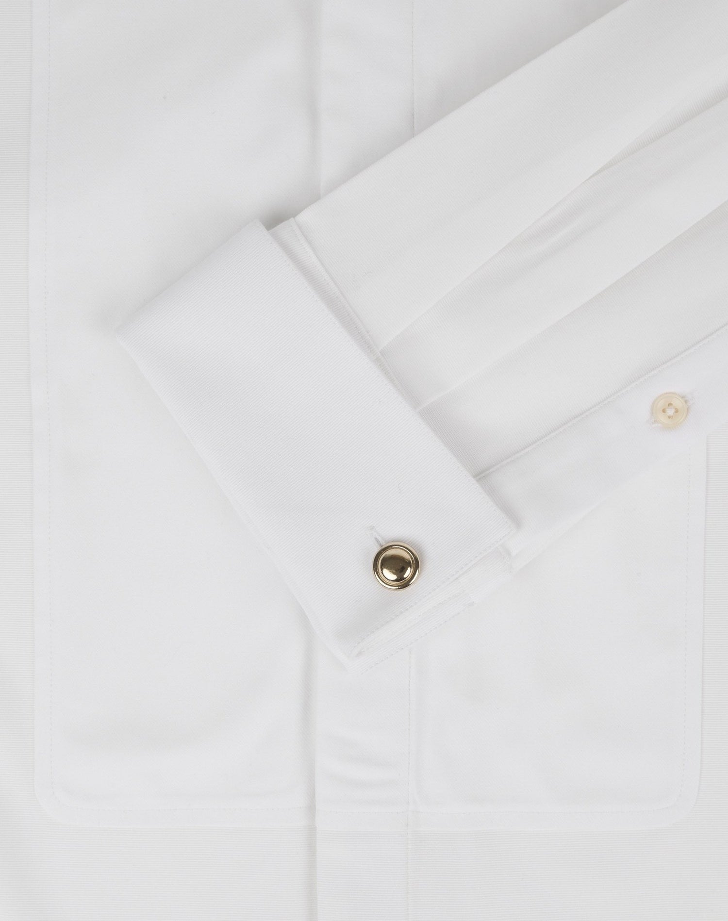 Chemise boxy Preppy blanche - Ottoman - Col Cassé - Poignets Mousquetaires#5